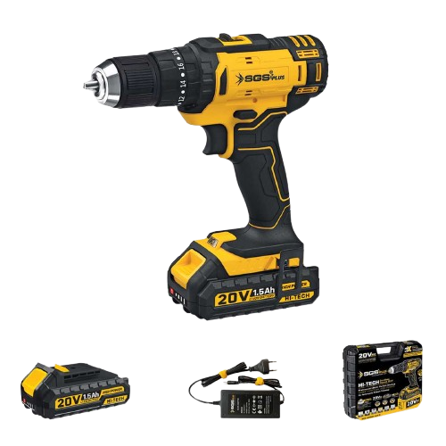 SGS AKÜLÜ VİDALAMA SETİ DARBELİ 20 VOLT (1.5Ah)